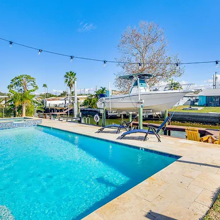 Spacious Canalfront Home With Pool About Half Mi To Beach